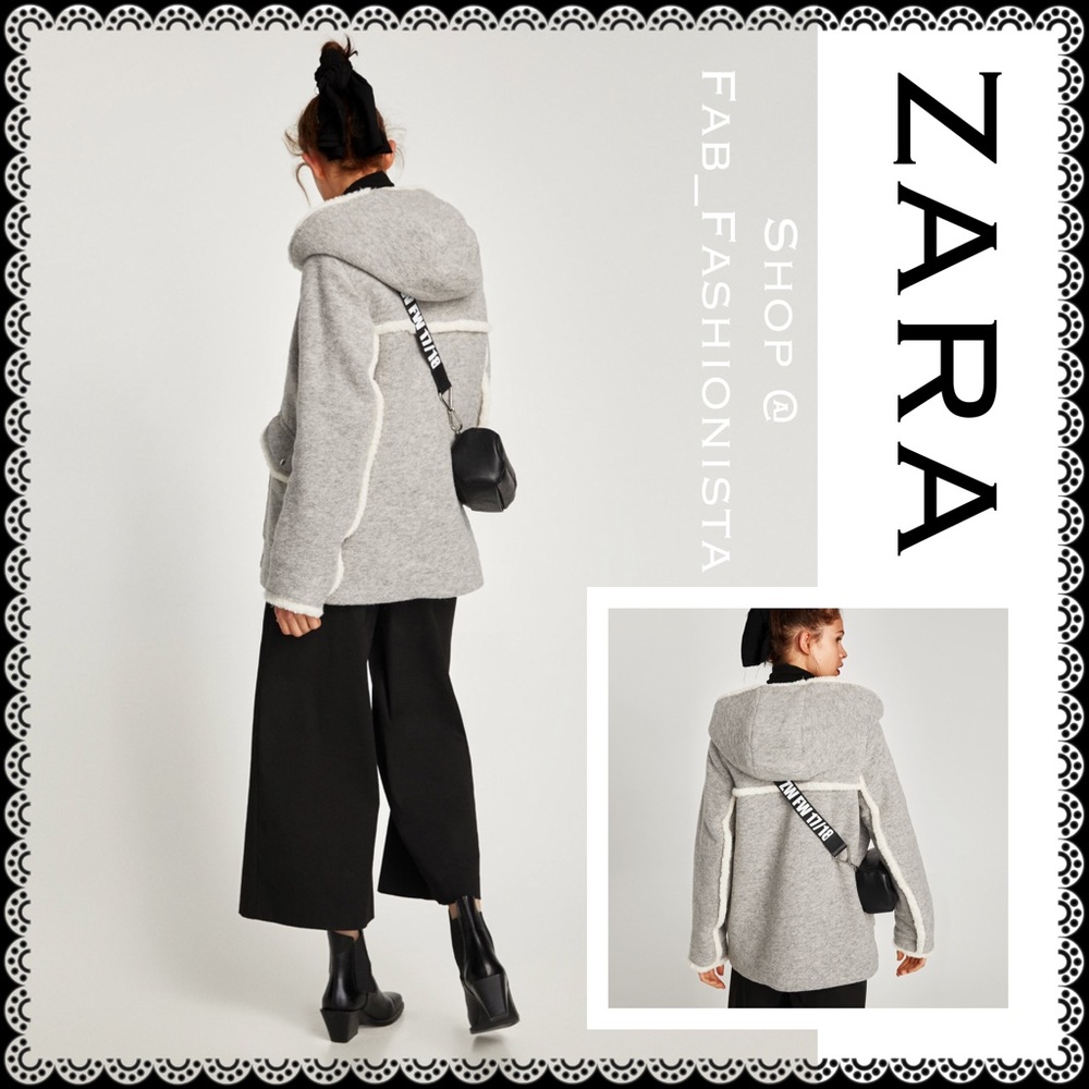 ❗️SOLD❗️Zara fur lined fall winter coat - Picture 3 of 8
